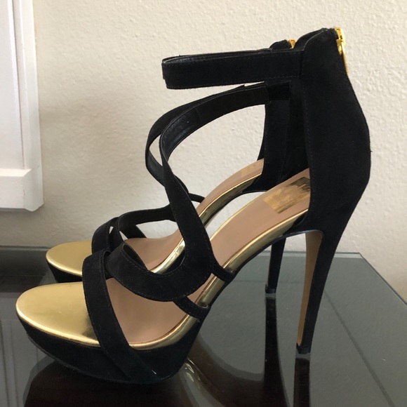 Dolce Vita Black Heels - Picture 1 of 4